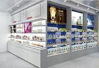 Fashion design Cosmetic Display Shelves With Logo And acrylic display stand