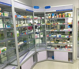 Aluminum Alloy Pharmacy Display Shelves For Medical Store Fixture Easy Install 